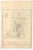 《天主教寶血會新建小學校舍設計圖》圖組─〈BLOCK PLAN OF AN ELEMENTARY SCHOOL〉藏品圖，第1張